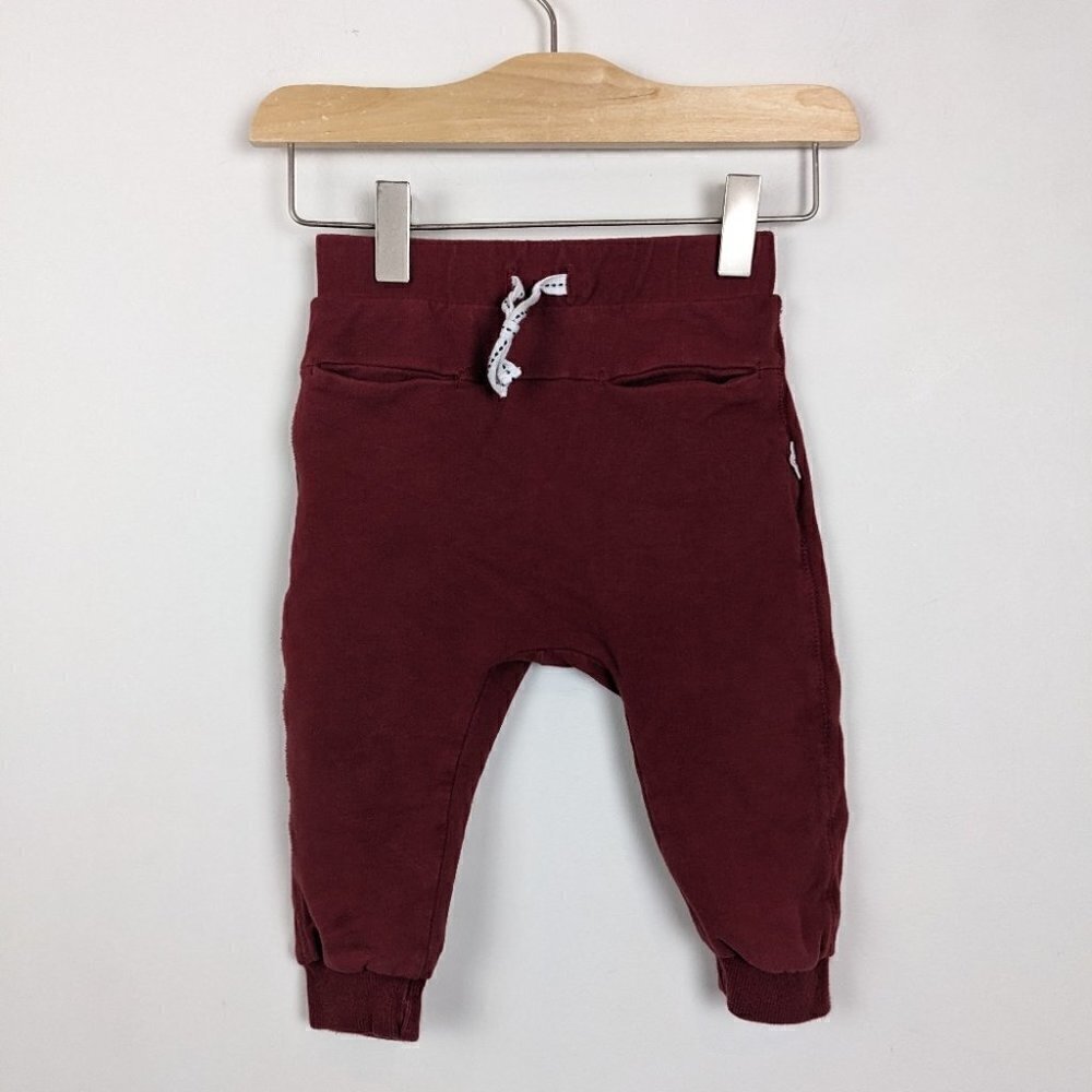 Miles baby maroon baby jogger pant
